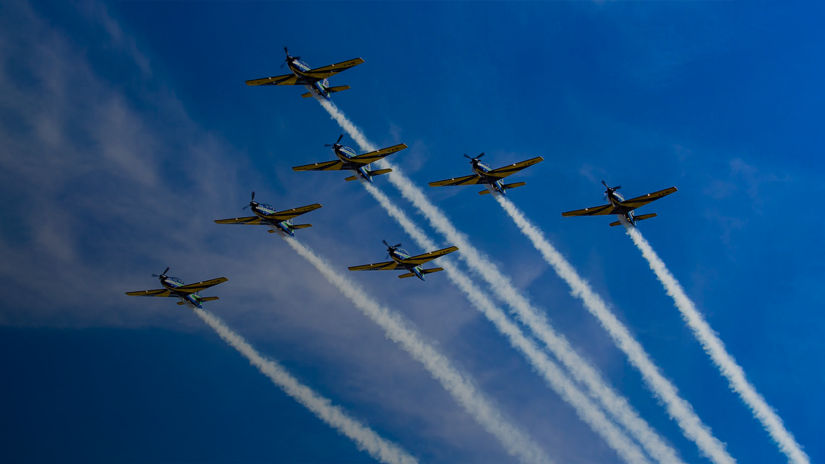 NexAtlas celebra 2 anos de parceria com a Esquadrilha da Fumaça