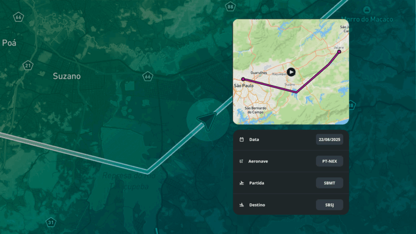 Gravar voo: nova funcionalidade que facilita o debriefing do voo