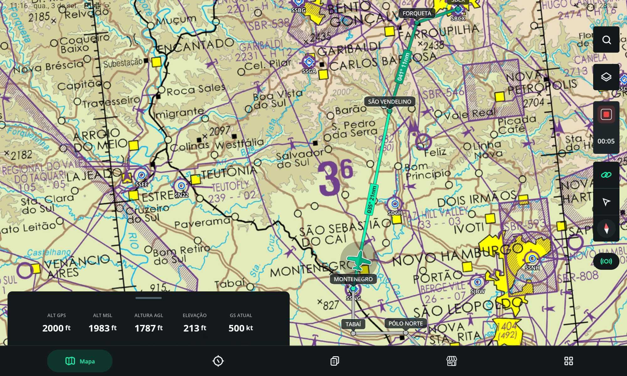 Gravar voo é a nova funcionalidade da NexAtlas. 