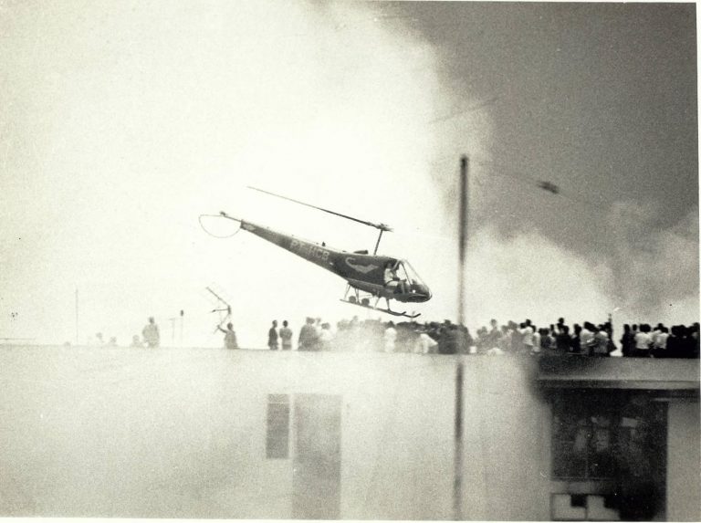 Edifício Andraus - resgate e transporte aeromédico